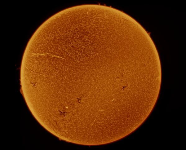Solar H-Alpha Image